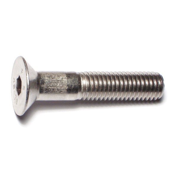 Midwest Fastener M10-1.50 Socket Head Cap Screw, Plain Stainless Steel, 50 mm Length, 2 PK 77074